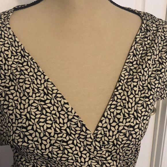 Ann Taylor Floral Faux Wrap Maxi Dress Size 8 - Picture 6 of 13